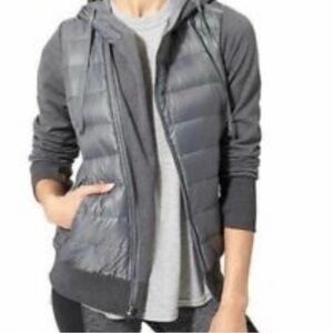 Athleta Women's Charcoal Puffer Jacket